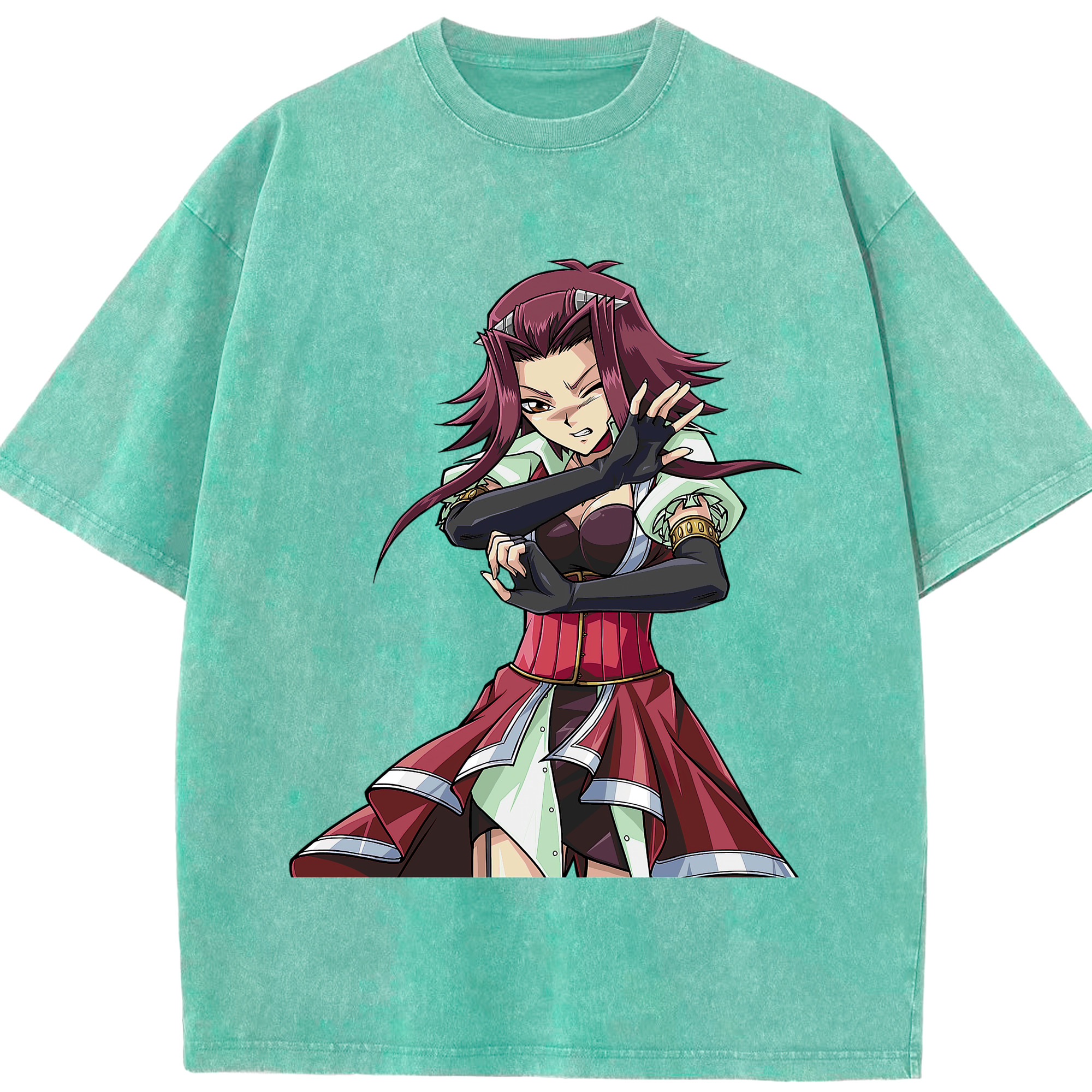 （画像用） 遊☆戯☆王 Yu-Gi-Oh! 綿100% ヴィンテージ風 半袖Tシャツ（フロントプリント）